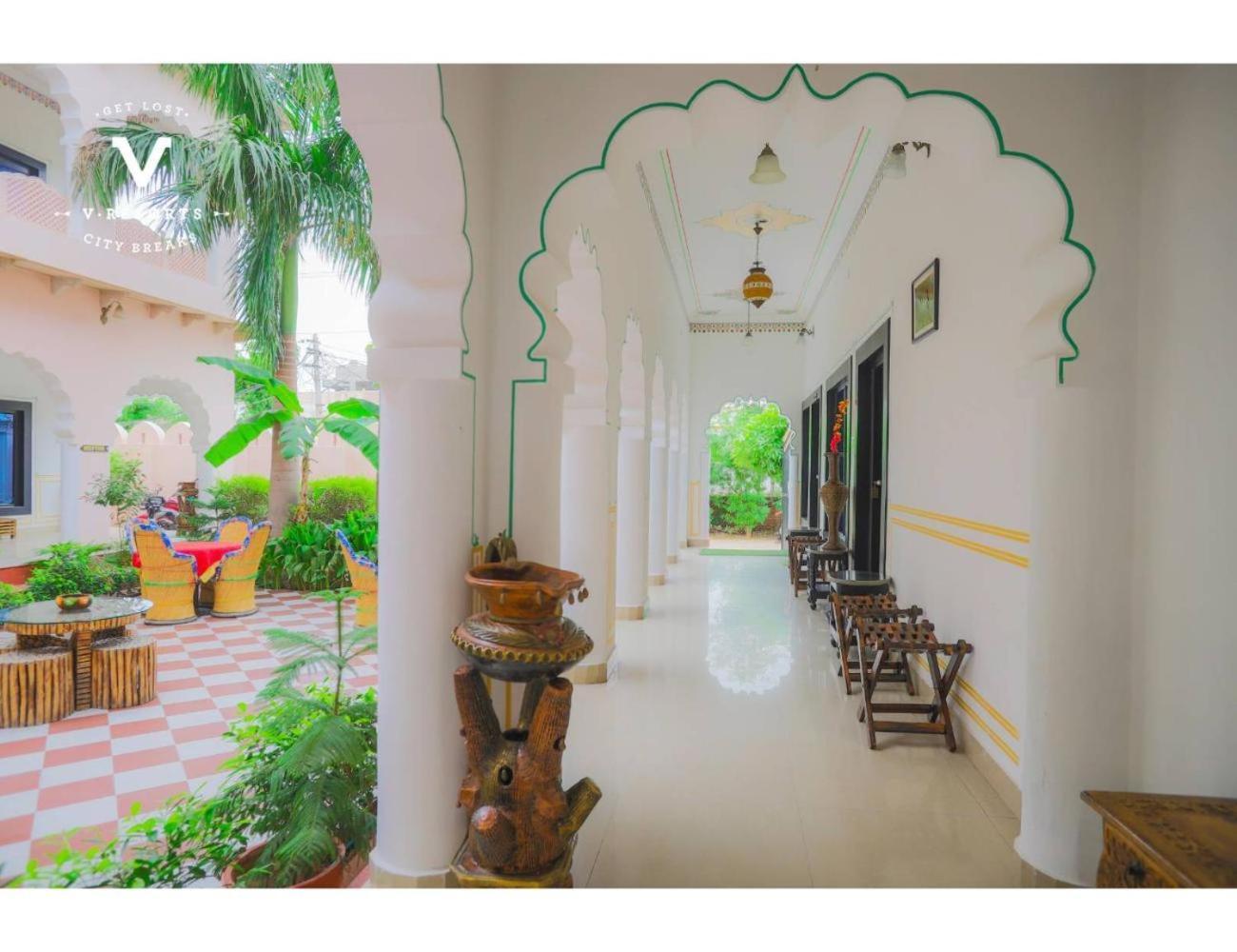 Hotel Kiran Villa Palace, Bharatpur Esterno foto